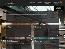 Tablet Screenshot of lechappee.com